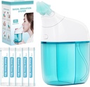 System nawadniania nosa z 30 paczkami soli Nasal Care, Sinus Rinse Machine, Nasal Rinse Machine, Nasal Cleaner z funkcji automatycznego zbierania odpadów dla Sinus, Nasal alergie - zielony