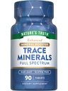 Nature 's Truth Trace Minerals Suplement z jodu 124; 90 Tablets Bird124; Enhanced Mineral Booster 124; Non-GMO & Gluten suplement wolny