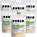 PURIS Organic Pea Protein Powder - USDA Organic Vegan Protein 124; 27g Plant Protein Per Serving Golf 124; Non- GMO Gluten- Free Soy- Free Scientific 124; Clean Label Between 124; Gładki smak 124; 2 lb (6 Pack)