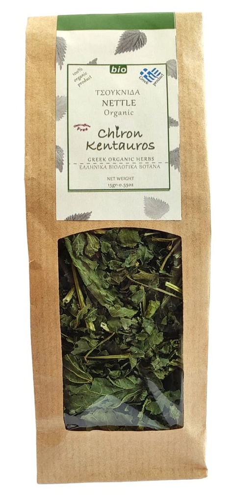 Greek Organic Bio Herb Nettle (Urtica) Liście z Mount Pelion Grecja - GMO / kofeina Free 15gr - 0.53oz