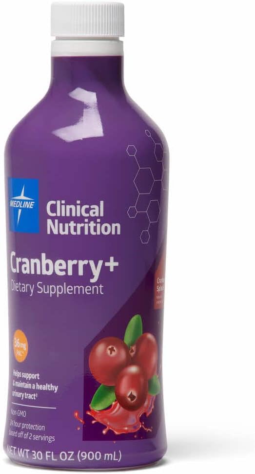 Medline Cranberry + Liquid Tract Suplement diety, Wspiera zdrowie moczu, 30 oz. Butelka
