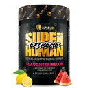 ALPHA LION Superhuman Extreme High Stim Pre Workout Powder, Beta Alanine, L- Tauryne & 356mg TriSource Cafeline for Sudden Energy, Nitric Oxide & Citruline for Pump (21 Servings, Slaghtermelon)