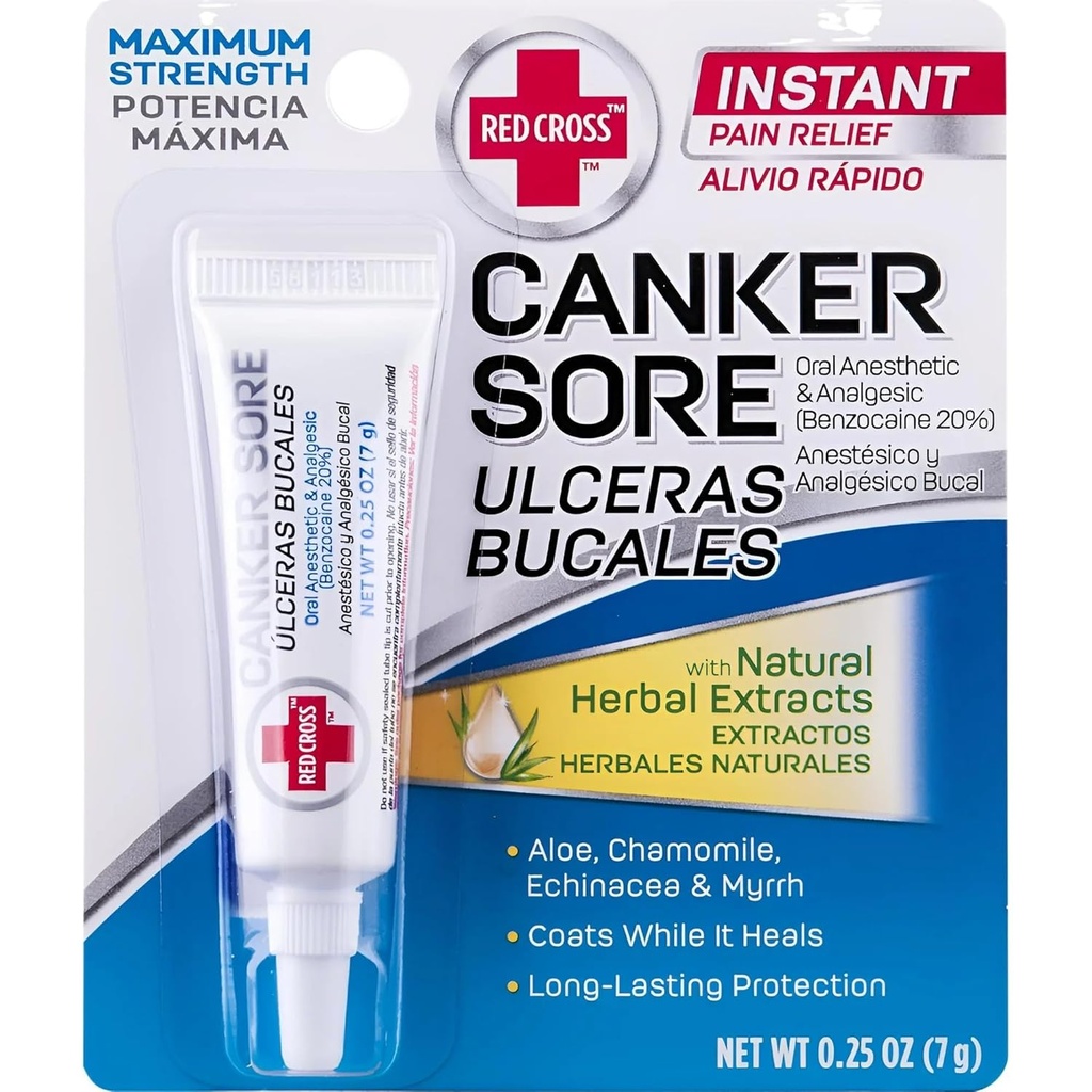 Red Cross Canker Core Medication - 0.25 Oz (Packaging May Vary)