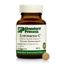 Standardowy proces Echinacea- C - Suplement do wsparcia układu immunologicznego - Oferuje codzienną dawkę witaminy C - bez glutenu, nie nabiału i niesoi - 90 tabletek (90 Servings)