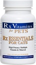 Rx Witaminy Essentials dla kotów - witamina i mineralny suplement multiwitaminowy - Dodaj do żywności mokre lub suche koty - Proszek 4 oz