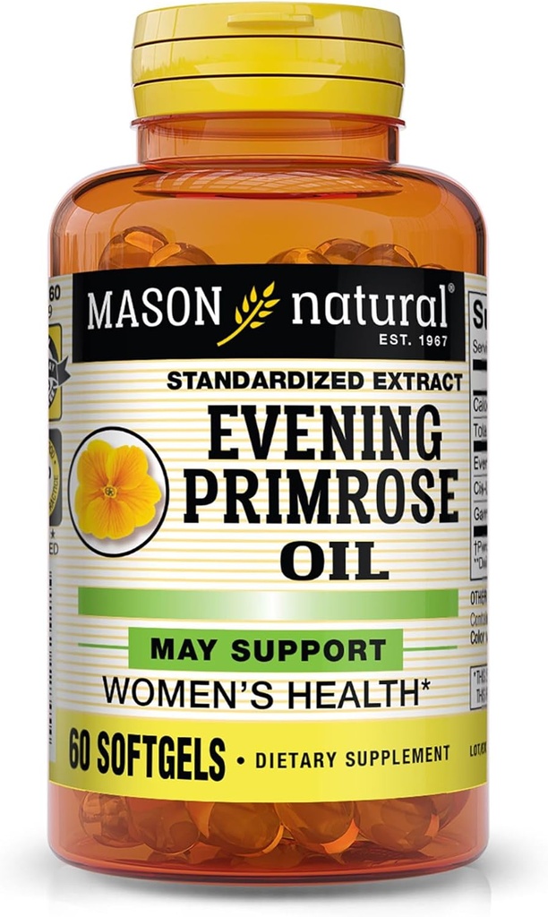 Mason Natural, Wieczorna Primrose Oil Woman Health Softgels - 60 Ea