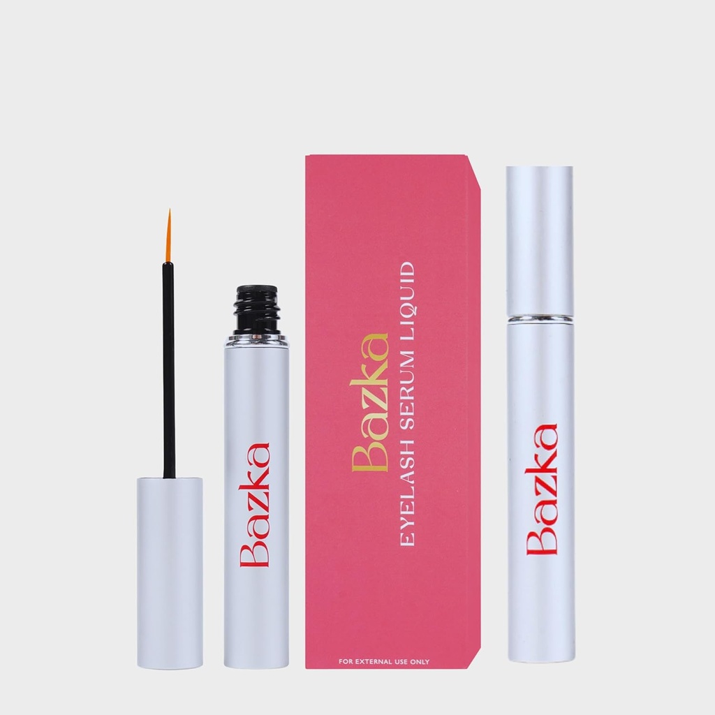 Bazka Eyelash Serum: Zwiększenie wzrostu i grubości Lash, Dłuższa i Nourishing Formuła Prevent Moisture Loss, Dwa razy na dobę (3,5 ml)