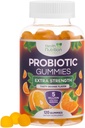 Probiotyczne Gummies 5 Miliard CFU - Różnorodne Probiotyczne Cieśniny do Żywieniowego Zdrowia i Gut Support Gummy dla Kobiet, Mężczyźni, & Dzieci, Daily Probiotics Supplement for Immune Support, Non-GMO, Wegan, 120 Gummies