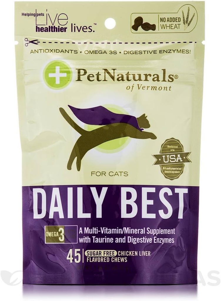 Pet Naturals Daily Best for Cats (liczba 45)
