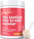FiberDaily Delicious Fiber Powder - Organiczny Pyllium Husk, Agave Inulina & Sunfiber ® Guar Gum Truskawki Lemoniada Drink, Cukier wolny, Fiber rozpuszczalny, Prebiotyczny Suplement Fiber, Wegan, 1 Miesiąc dostaw