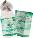 Pure Premium St. Johns wrzód kapsułki 500mg - Suplement do wsparcia nastroju - Herbal & Natural Normal Stress Supplements - St John Wort Support pozytywne nastroje dla mężczyzn i kobiet - 3 miesiące dostaw - 100 Kapsułki