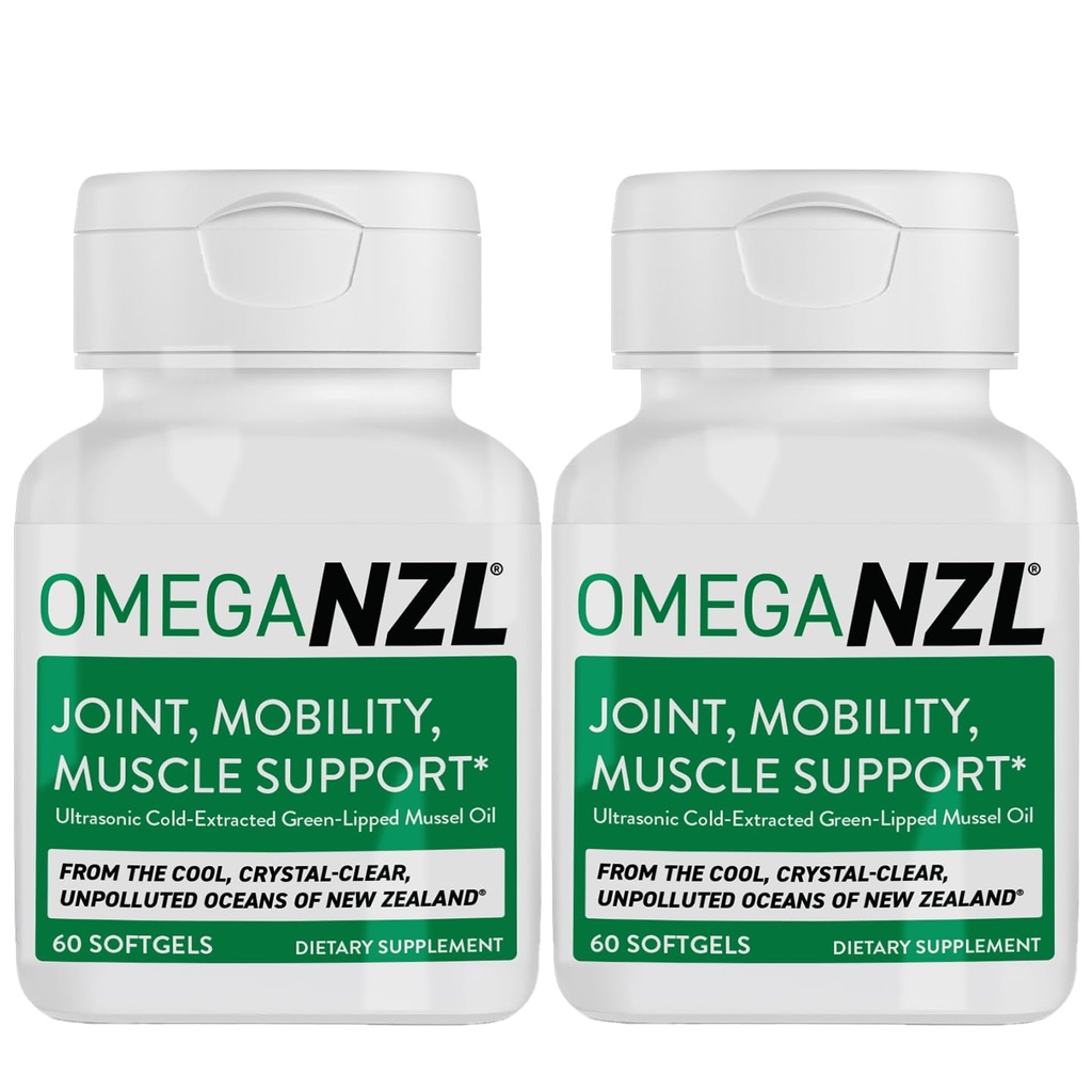 Original Omega-3 Joint Supplement Supplement, Best Natural Muscle Relief, Green- Lipped Mussel Oil, 120 Softgels, No Fishy Afterdest