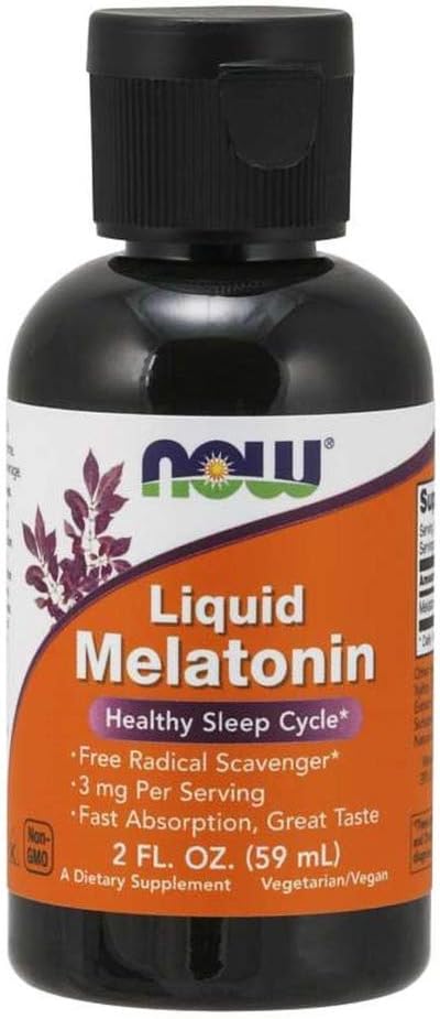 Teraz żywność Płynna Melatonina, 2 Fl Oz, Opakowanie 2 (Opakowania maja Vary)