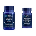 Przedłużenie życia Super Ubichinol CoQ10 Heart Health Cellular Energy 60 Softgels & Macuguard Ocular Support Lutein Zeaksantyna Saffron Astaksantyna Eye Health 60 Count