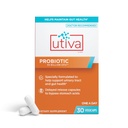 Szio + Utiva Probiotic - Trakt moczowy i suplement do Gut Health - 12 Billion CFU Lactobacillus & Bifidobacterium Probiotic dla mężczyzn i kobiet, 30 Opóźnione uwolnienie Vegi kapsułki
