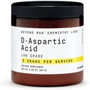BEYOND RAW Chemia Labs D- Aspartic Acid Powder, Rozwój mięśni i odzysk, 30 Służenie