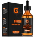 2X Koncentracja Biotin Beard Growth Oil for Men - Leave- In Conditioner & Softener - Moisturizes, Tickens, Wzmocnienia i Promotes Facial Hair Growth - Organic Argan & Jojoba Oil - 2fl. Oz