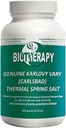 Bioterapia Genuine Karlovy Vary Uzdrawiająca Woda mineralna Sól źródlana - Naturalny suplement mineralny Oczyszczacz ciała - Wsparcie układu immunologicznego i Przywracanie równowagi acid- Alkaline - 100 Gram (3.53oz)