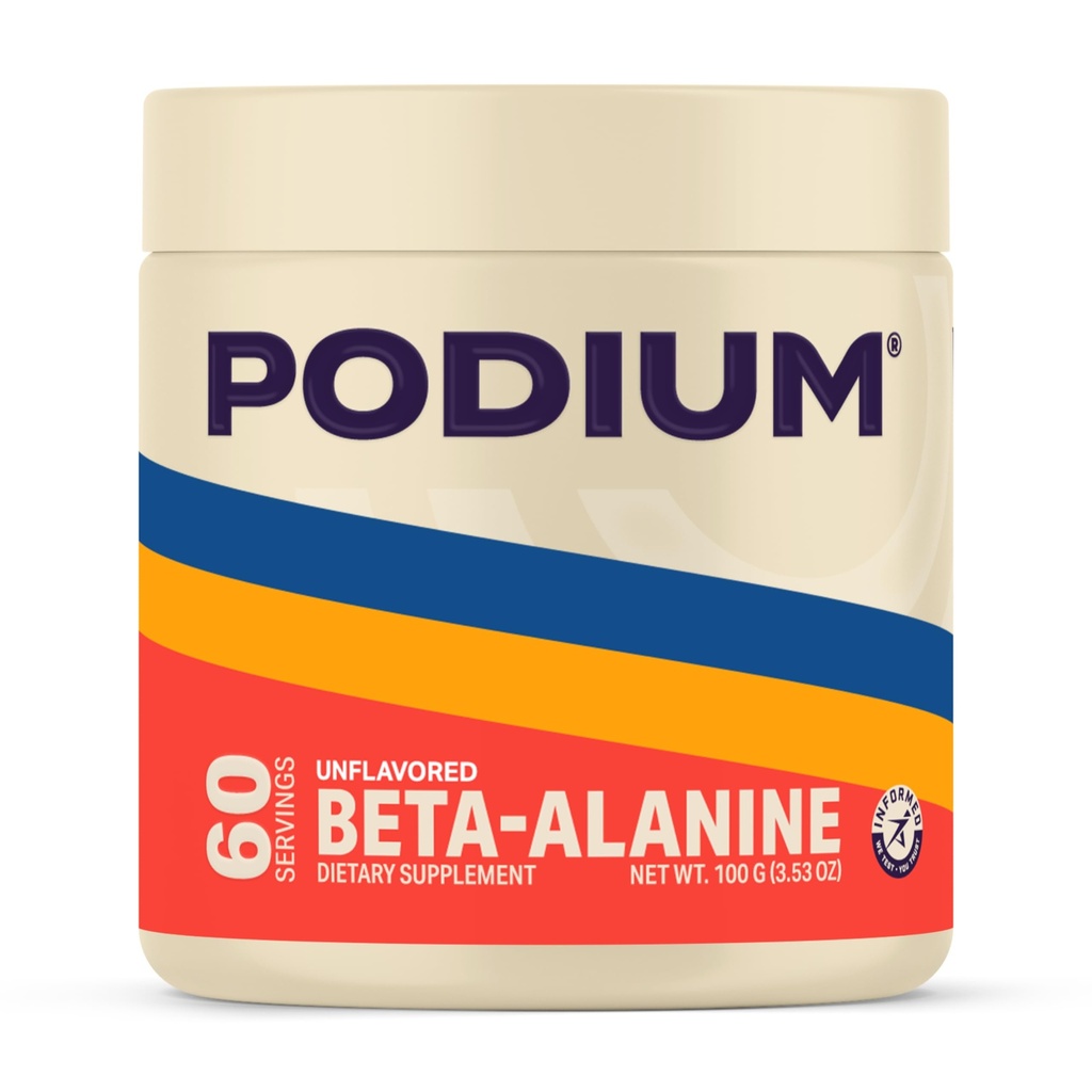 Podium Nutrition, Solos Xi124; Beta Alanine, 60 Służenia, Unflavored, Boost Atletic Performance