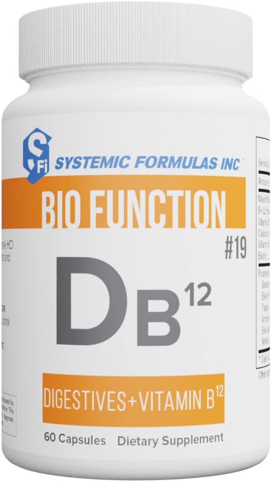 Formuły systemowe DB12 Digest VIT. B12 - Digestives + witaminy B12. B12 Formuła z ulepszonym B12 Wchłanianie.