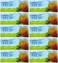 Superlife 10 opakowań STC30 komórek macierzystych przeciwstawne zmniejszenie zmarszczki Pimples Fine Lines Texture Superlifeworld (15 Sachets / Pack)