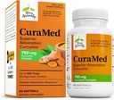 Terry Natural CuraMed 750mg - Suplement przeciwutleniający do wsparcia zdrowia mózgu i serca - Suplement dietetyczny z kompleksem kurkuminy o dużej mocy - Nerki, Wątroba i Immune Health Support - 90 Softgels