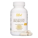 Podnośnik Naturals Mood Boosting Probiotic 30 Miliard CFU - Suplement do wsparcia nastroju, Prebiotyki i Probiotyki dla kobiet i mężczyzn, Acidophilus Lactobacillus Probiotic, Półka Stable & Non-GMO, 60 Kapsułki