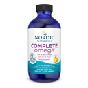 Nordic Naturals Complete Omega, Lemon Flavor - 8 oz - 1270 mg Omega-3 - EPA & DHA z dodatkiem GLA - Zdrowa skóra, Cognition, Pozytywny nastrój - Non-GMO - 48 Służenie