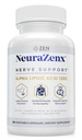 Zen Nutricents NeuraZenX Nerve Support & Peripheral Neuropathy Supplement with 1200mg Alpha Lipoic Acid (ALA), Benfotiamine, L- Carnitine, and Turmeric