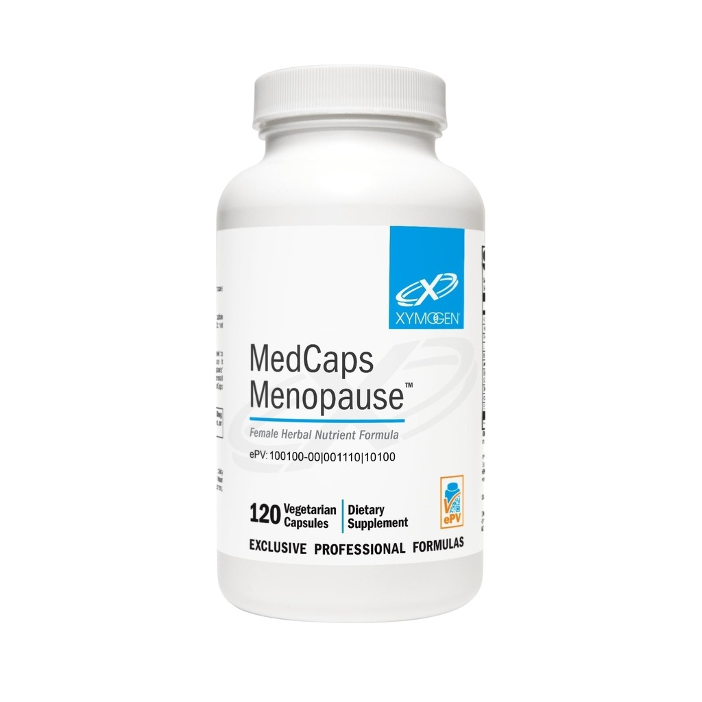 XYMOGEN Medcaps Menopauza - Menopauza Suplementy dla Kobiet - Made with Dong Quai, Isoflavones, Ginseng Extract, Licorice Root + Black Cohosh - Gluten Free (120 kapsułki)