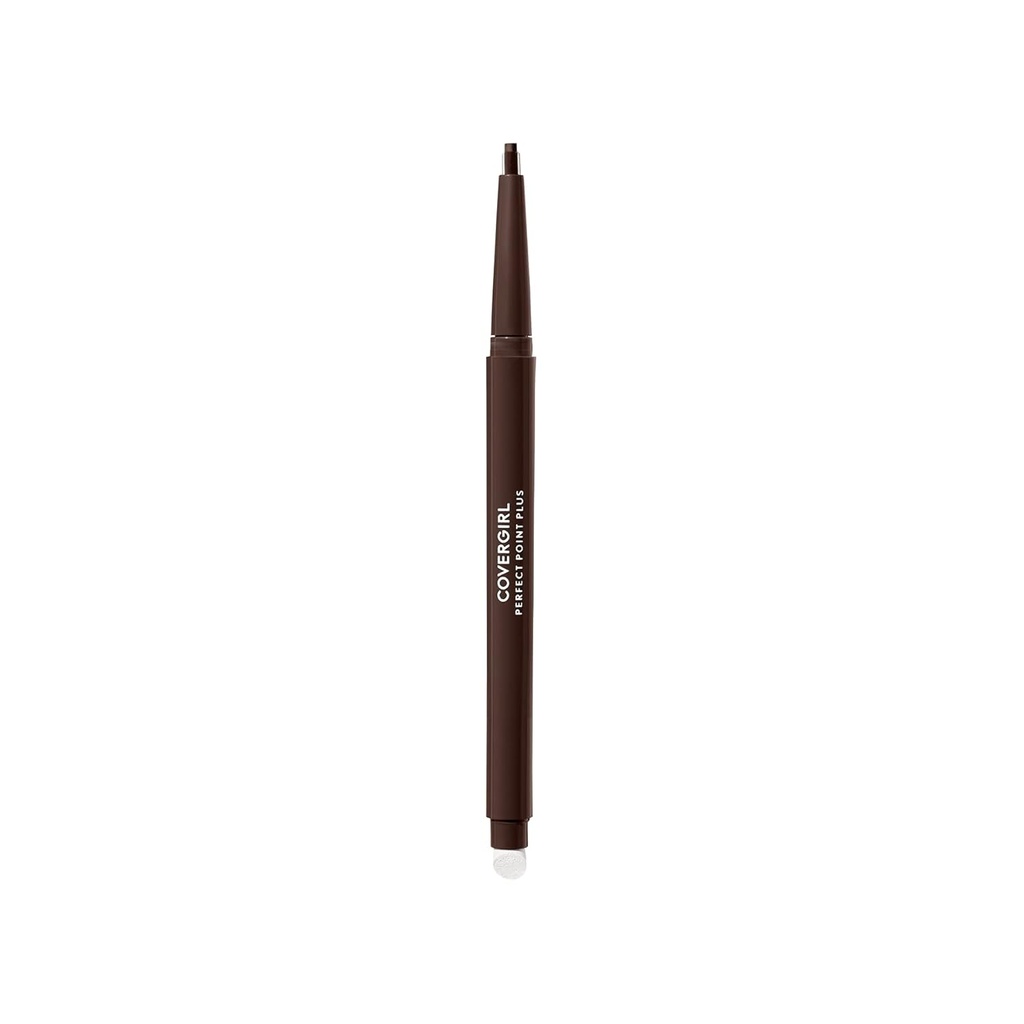 CoverGirl Perfect Point Plus Eyeliner Pencil, Espresso, Long- Lasting, Versatile Brown Eyeliner, Miękkie rozmycie Tip, Bez ostrzenia potrzebne, Opakowanie z 1