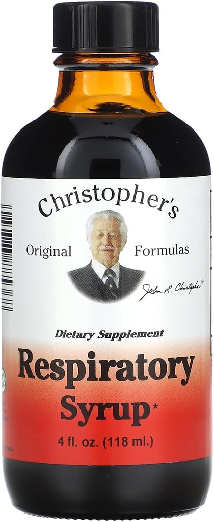 Christopher 's Original Philadelphia Syrop oddechowy 4 oz 124; Herbal Support for Lungs, Sinuses & Bronchial Health