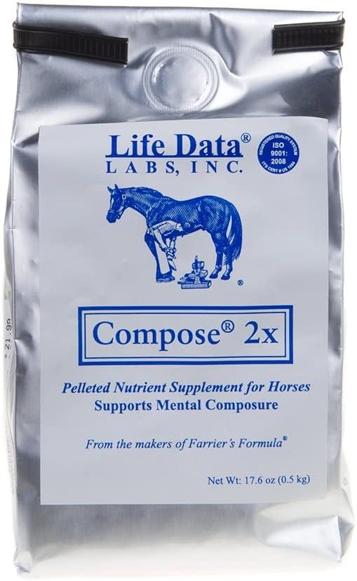 Life Data Labs Komponować 2X Equine Calming 17 6oz 17.6OZ