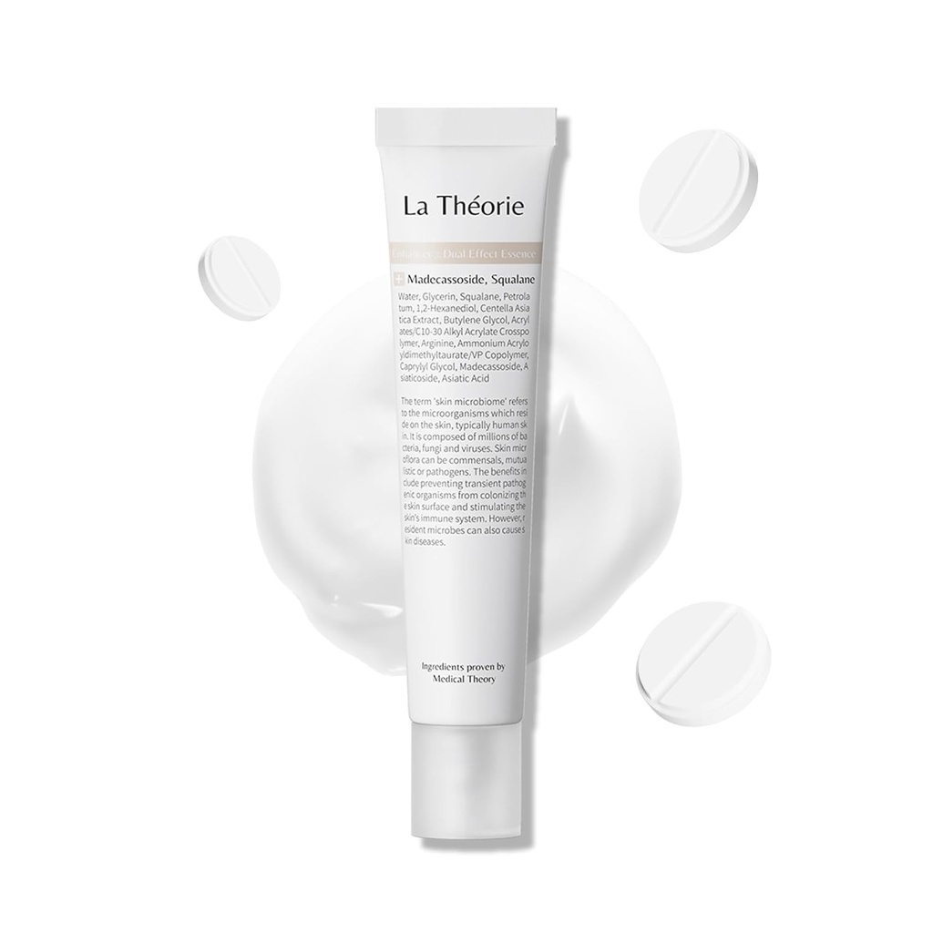 La Theorie Dual Effect (Cream) Esencja dla niespokojnej skóry z grzybami i małymi guzami (Beztłuszczowy kwas, 1.35 Fl Oz)