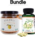 Greenbow Organic Bee Pollen - 100% USDA Certified Organic, Pure, Natural Bee Pollen - Superfood Packed with Proteins, Vitamins & Minerals - 155g Royal Jelly 2000mg 60 caps