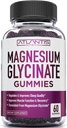 Atlantis Nutrition Glycinate Magnezu Gummies 700mg - Wegan Glycynat magnezu dla dzieci i dorosłych - Wsparcie dla mięśni i Ulepszony sen - Pyszny aromat winogronowy - dla całej rodziny - 60 Count