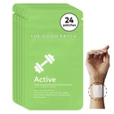 Dobra łata aktywna, wsparcie energetyczne, naturalna łata z kofeiną, Beta Alanine, Rhodiola, roślinne Weareable Wellness, Trwałe Release (24 całkowite łaty)