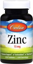 Carlson Labs Cynk, 15 mg, 250 tabletek