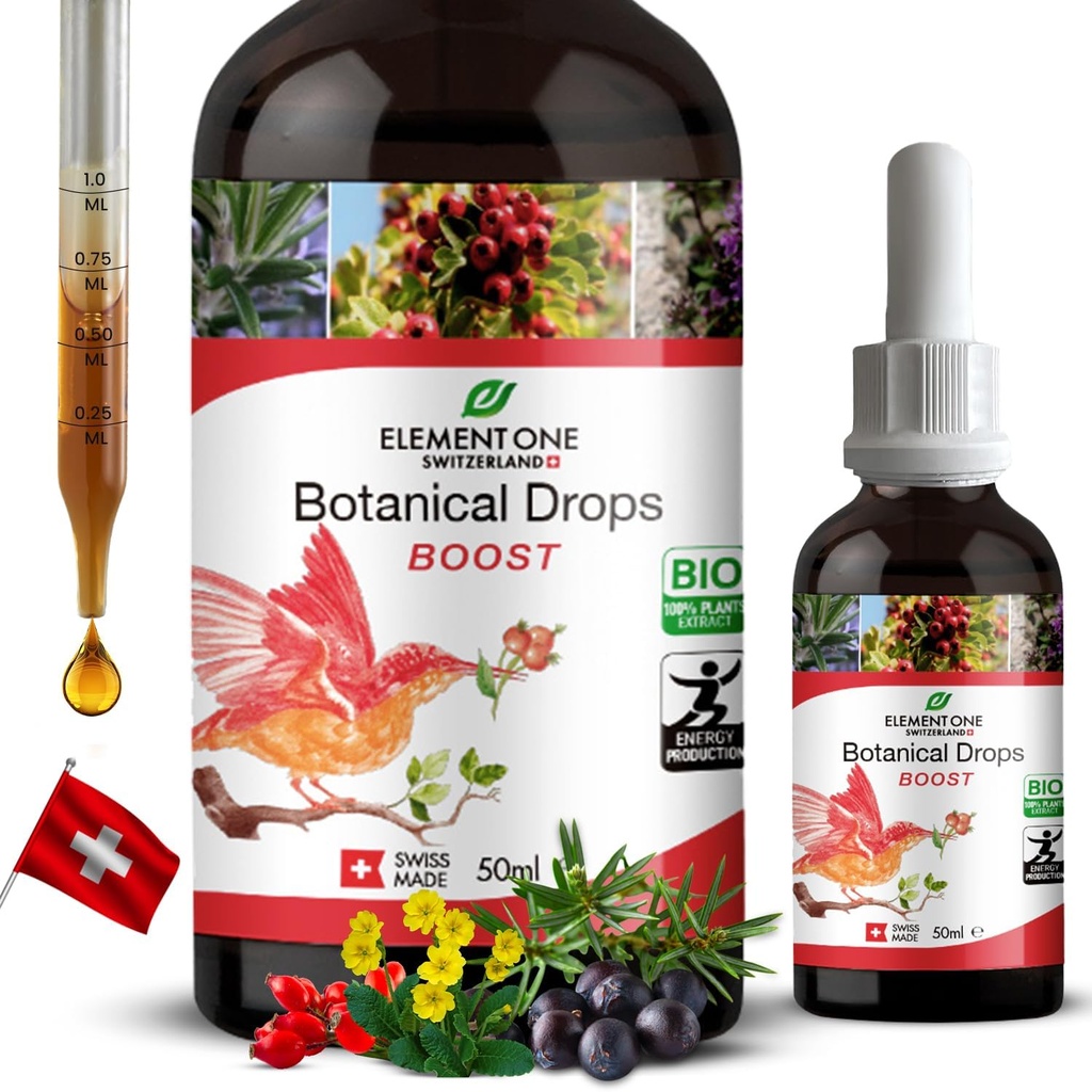 Naturalne krople botaniczne Boost, Metabolizm i Kontrola Wagi Dropy, Płynne Krople dla Kobiet i Mężczyzn, Najlepsza Naturalna Kontrola Tłuszczowa i Immune Support Drops (50ml)
