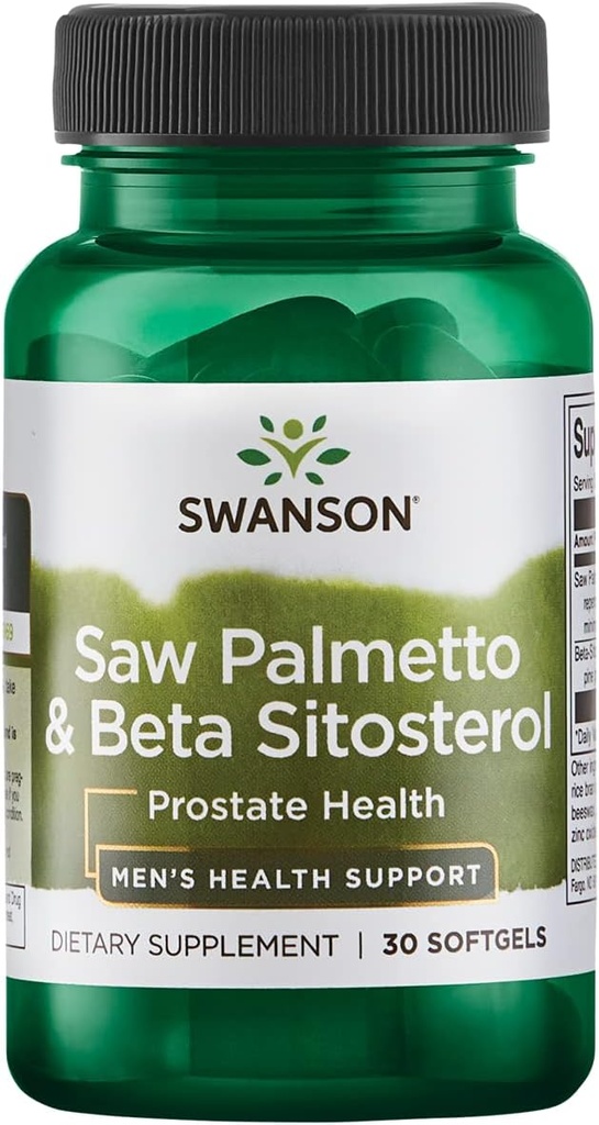 Swanson Saw Palmetto i Beta Sitosterol 30 Sgels
