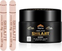 Shilajit Pure Himalayan Organic Resin - 800mg Maximum Potency Natural Organic Shilajit Resin z 85 + Ślad minerałów i kwasu Fulvic dla energii, Wsparcie immunologiczne, Mężczyźni i kobiety, 30 Grams