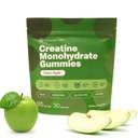 Gummie krewskie 5g Monohydrat + Tauryna & B12 - Bezcukrowy, Wegański, Bezglutenowy - Zielone Jabłko - 120 Hrabiego (30 Sług) dla siły, Energia i Focus