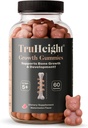 Gumie wzrostu TruHeight (Arbuz) Naturalny wzrost i rozwój suplement dla dzieci i młodzieży - Witamina D, K, Wapń i Ashwagandha - Witaminy kości D3 K2 - Witamina Picky Eater - Wiek 5 +