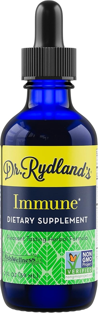 Doc Rydland Herbal Supplement Equipment 124; Stworzony przez KidsWellness Equipment 124; Bezpieczny i skuteczny dla niemowląt dorosłych 124; Immune Equipment 124; Colds, Flu, Bronchial i Croup Symptom Equipment 124; 2 Butelka Ounce
