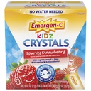 Emergen-C Kidz Crystals, On-the-Go Emergen-C Immune Support Supplement with Vitamin C, B Vitamins, Zinc and Manganese, Sparkly Strawberry, Stocking Stuffer - 56 Stick Packs