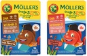 Kapsułki MÖLLER 'S 124; Omega 3 dla dzieci 124; Naturalne Omega 3 Ryby z DHA i EPA 124; Łatwe do żucia, No gluten, Laktoza i Sugar 124; Opakowanie po 72 mg 124; Cola & Strawberry Flavour