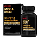 GNC Mega Mega Men Multivitamin Capplets, Clinically Proven to Feel Better, Wsparcie immunologiczne, Wsparcie energetyczne, Przeciwutleniacze, Witaminy B, Witamina D-3, Uwolnienie Timed, 90 liczenie, 45 dni dostaw