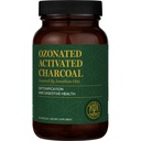 Global Healing Center - Ozonated Activated Charcoal Powder - Zaawansowany Detox Digestive, który adsorbuje wewnętrzne niechciane mieszanki - Pomaga Relieve Ocasional Gas Discomfort - 60 Aktywowane pigułki węgla