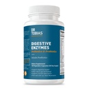 Dr. Tobias Digestive Enzymy z Probiotyki, Prebiotyki i Postbiotyki Bromelain, Amylase, Lipase, dla lepszej diety i funkcji immunologicznej, 120 Kapsułki 60 Służenie (2 Daily)