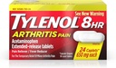 Tylenol 8-godzinna ulga w bólu z powodu zapalenia stawów - Acetominofen tabletki uwalniające powietrze, Reliever / Fever Reducer, 24 kapsułki, 650 miligramów każdy (2- Pack)